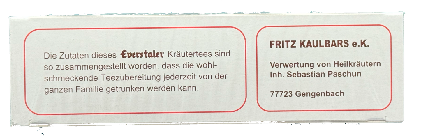 Tisane bio Everstaler Rez.n°23 en sachet infusion, 30g